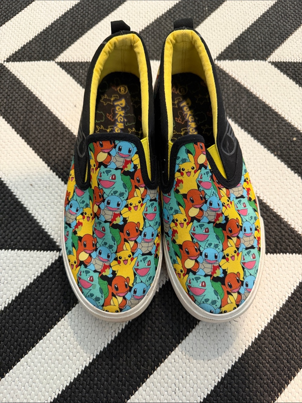 Pokemon Kids Slip-On Sneakers size 6
